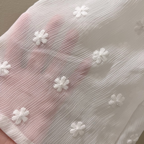 Sheer White Romper - Picture 3 of 4